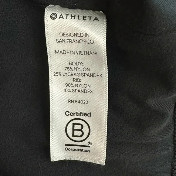 Athleta Crop Pull On Yoga Pants Size Small EUC - Picture 4 of 9